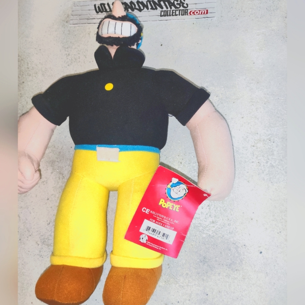 Bluto stuffed teddy from the hit cartoon Popeye 15" tall